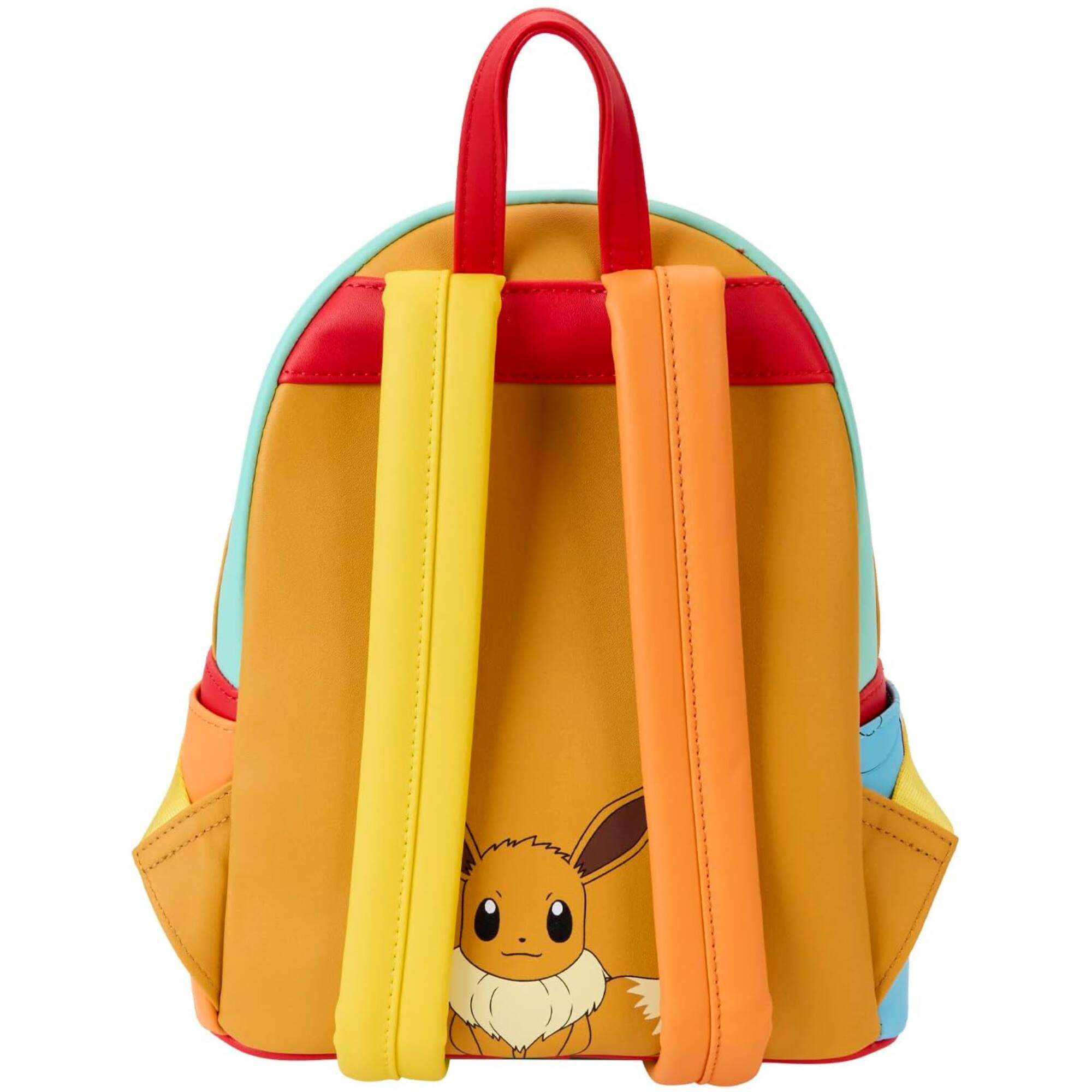 Alt View 3. LoungeFly - Loungefly Pokemon 10.5" Mini Faux Leather Backpack - Multicolored.