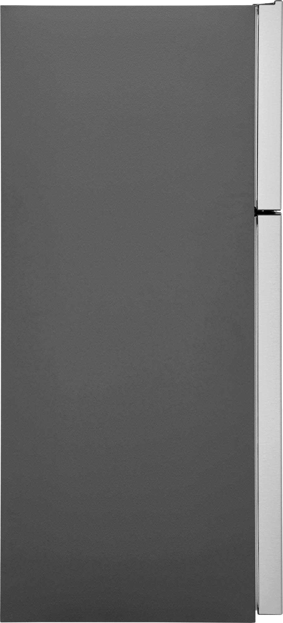 Alt View 6. Frigidaire - 20 Cu. Ft. Garage Ready Top Freezer Refrigerator - Stainless Steel.