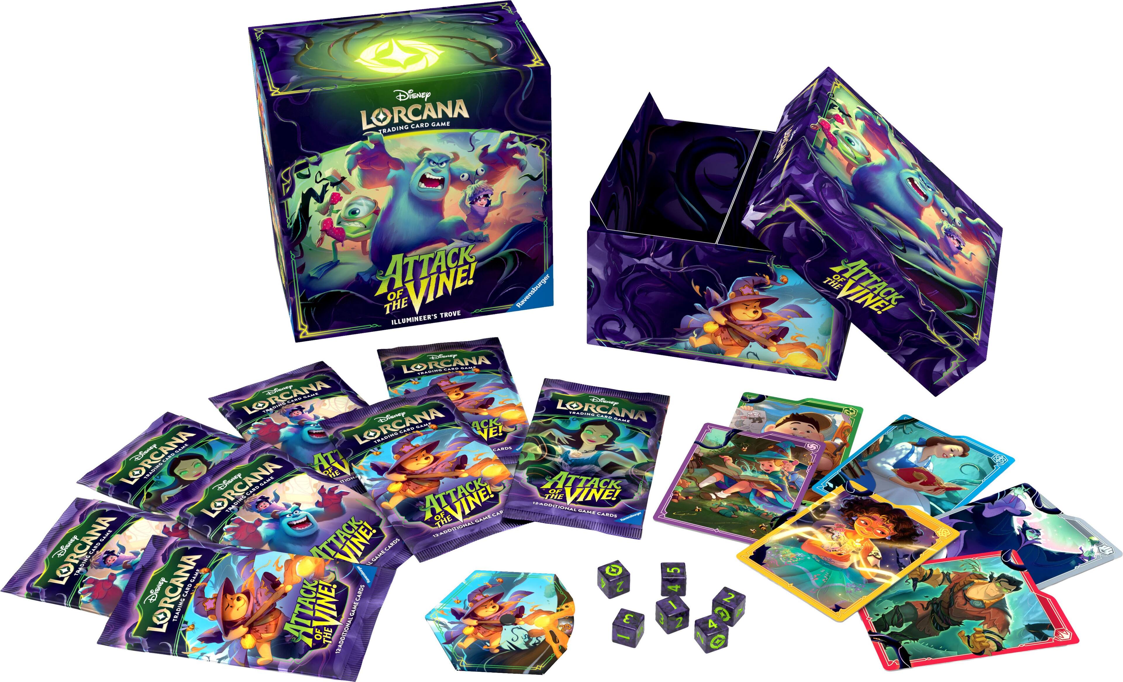 lorcana card sale Ravensburger Disney TCG: Into The Inklands Booster Pack Display | 24 Packs with 12 Trading Cards Each | Ideal for Collectors & Disney Fans sided character movers and two character bases sell lorcana cards TOP 10]