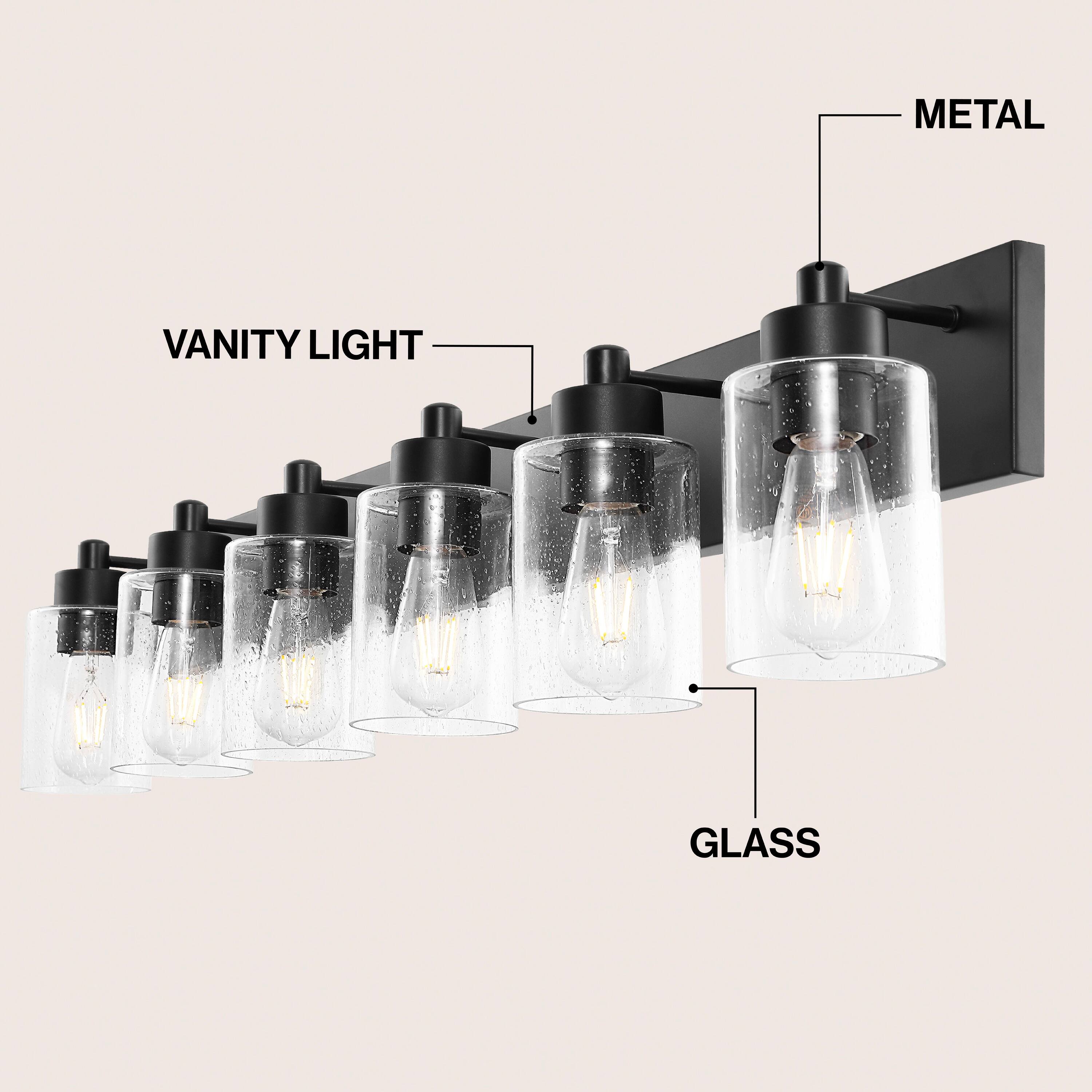 METAL VANITY LIGHT GLASS