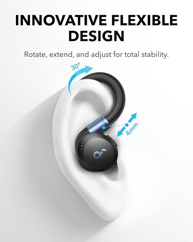 INNOVATIVE FLEXIBLE DESIGN  
Rotate, extend, and adjust for total stability.  
30°  
4mm