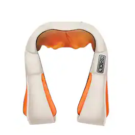 Cluzine - Neck & Shoulder Massager with Heat, Deep Kneading, Adjustable Strength, Multi-Use for Full Body