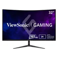 ViewSonic - OMNI VX3218C-2K 32" LCD QHD FreeSync Premium Gaming Monitor (HDMI and DisplayPort) - Black - Front_Zoom