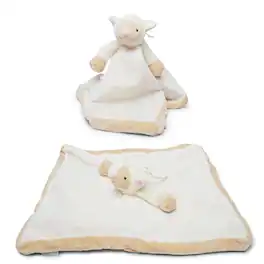 TriAction Toys - Teddykompaniet Diinglisar Collection 11 Inch Plush Animal Blanket | Lamb - Brown