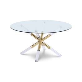 Meridian Furniture - Mercury Acrylic/ Coffee Table - Gold