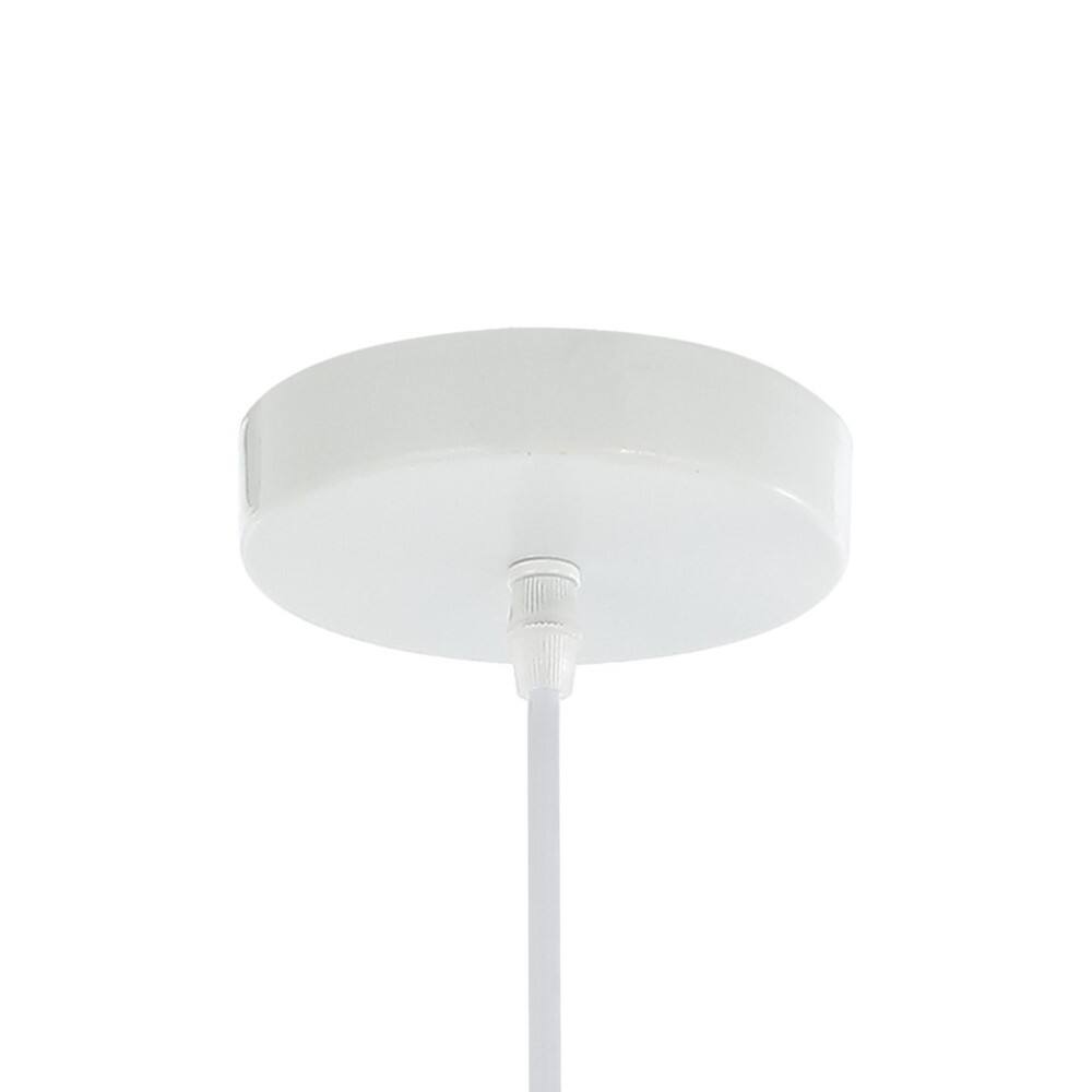 Alt View 4. Jonathan Y - Zephyr 23" 2-Light Modern Contemporary Silk LED Cloud Pendant, White - White.