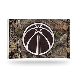 Rico Industries - Washington Basketball Wizards Indoor Outdoor Camo Look 3x5 Banner Flag - Multi