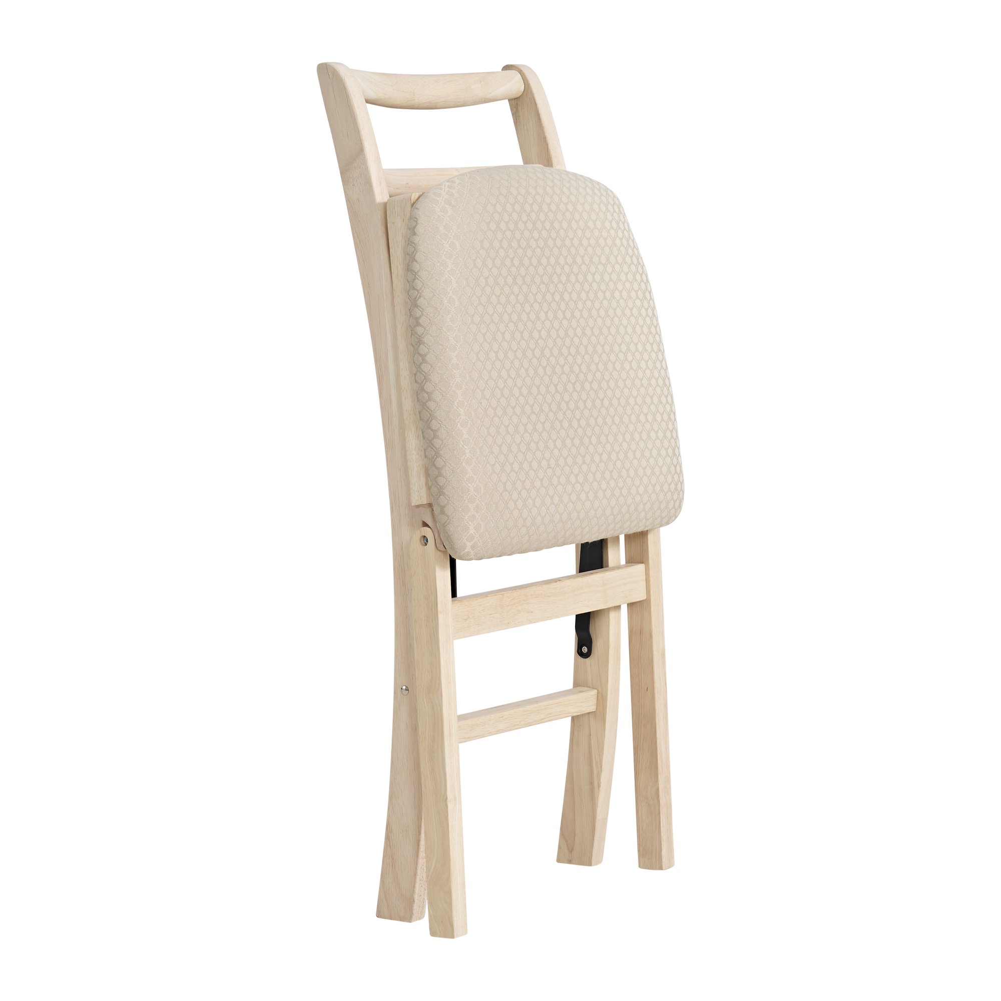 Angle. Stakmore - Stakmore Unfinished Folding Chair Shaker Back - Natural.