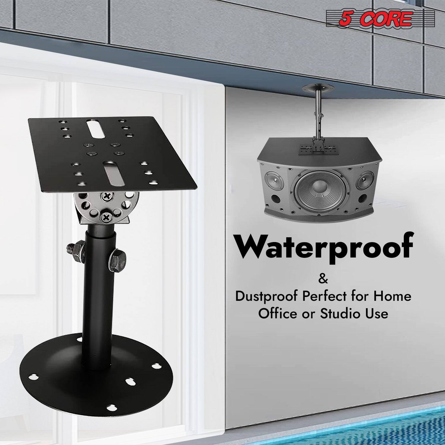 5 CORE x Waterproof & Dustproof Perfect for Home Office or Studio Use
