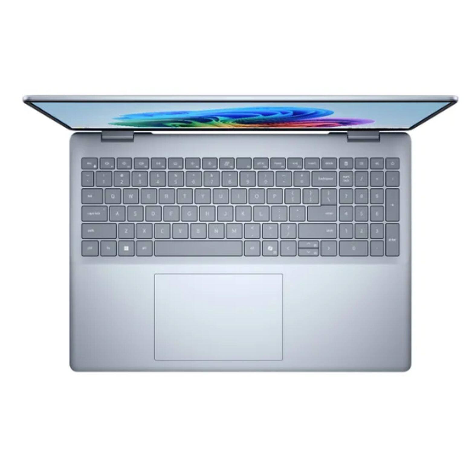 Alt View 3. Dell - 16 Plus 16" FHD+ Touch Copilot+ Intel Ultra 7 258V 3.7 GHz up to 4.8 GHz 32GB RAM 1TB M.2 PCIe NVMe SSD Windows 11 Home - Ice Blue.