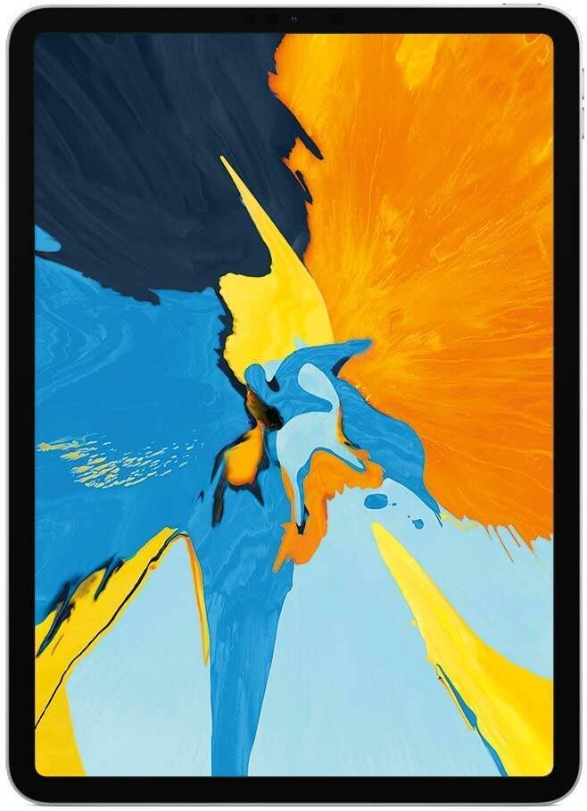 Left. Apple - iPad Pro 11 (2018) A1980 (WiFi) 64GB - Silver.