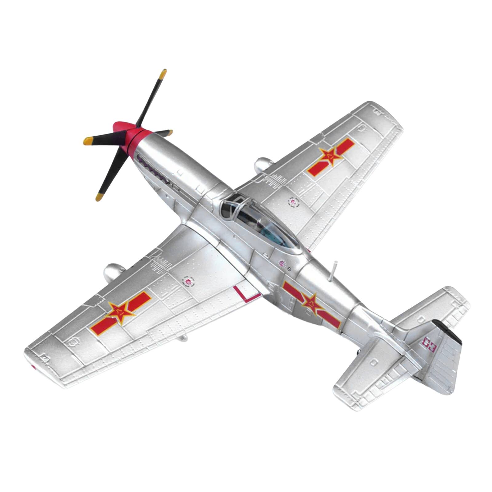 Alt View 3. Legion - North American P-51D Mustang Aircraft People's Liberation Army Air Force 1/72 Diecast Model Airplane by Legion.