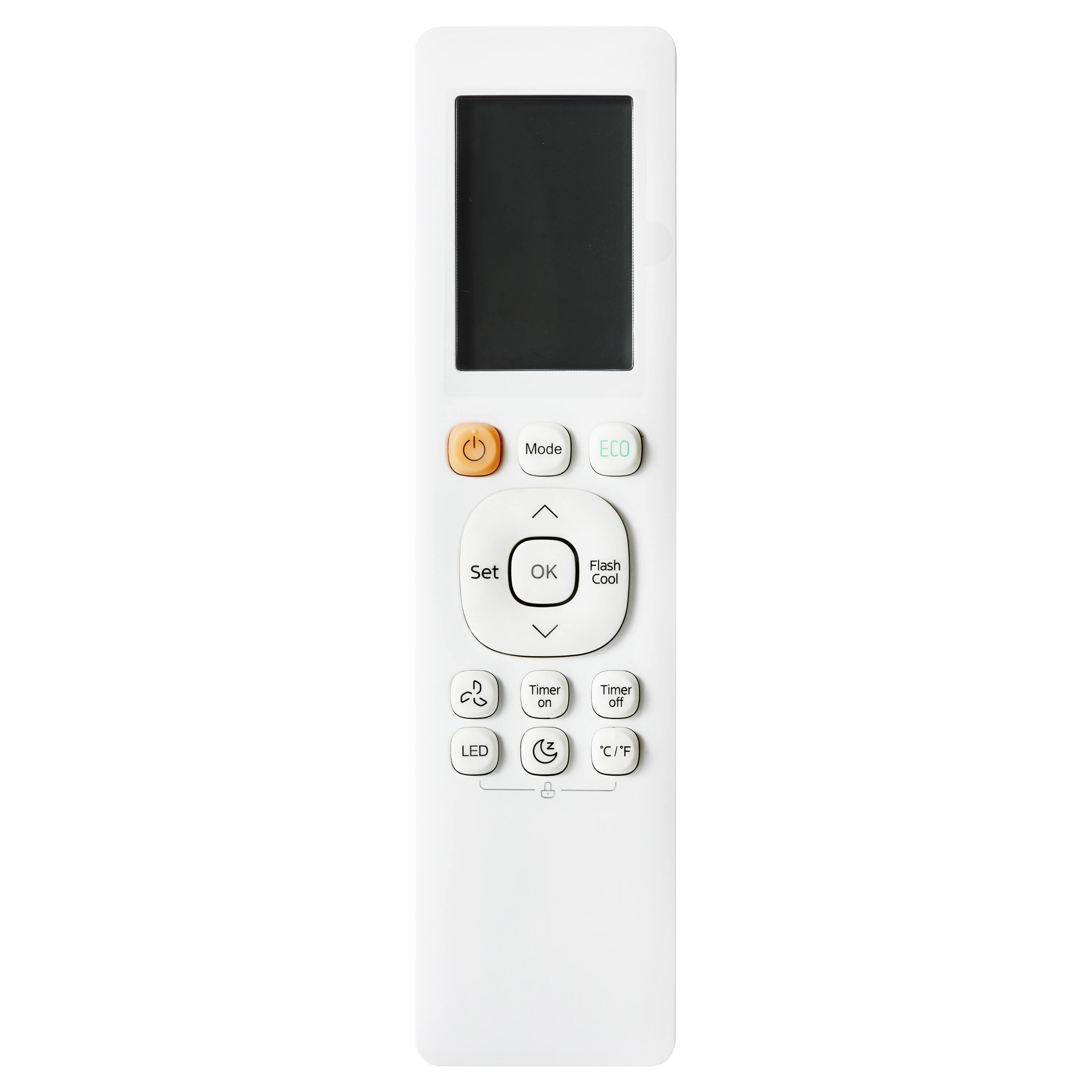 Mode ECO Set OK Flash Cool Timer on Timer off LED z °C/F