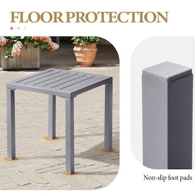 FLOOR PROTECTION  
Non-slip foot pads