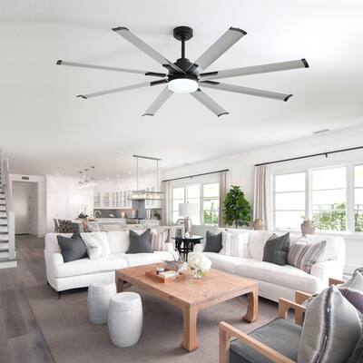 Breezary 72'' Ceiling Fan with 8 Aluminum Blades, DC Motor