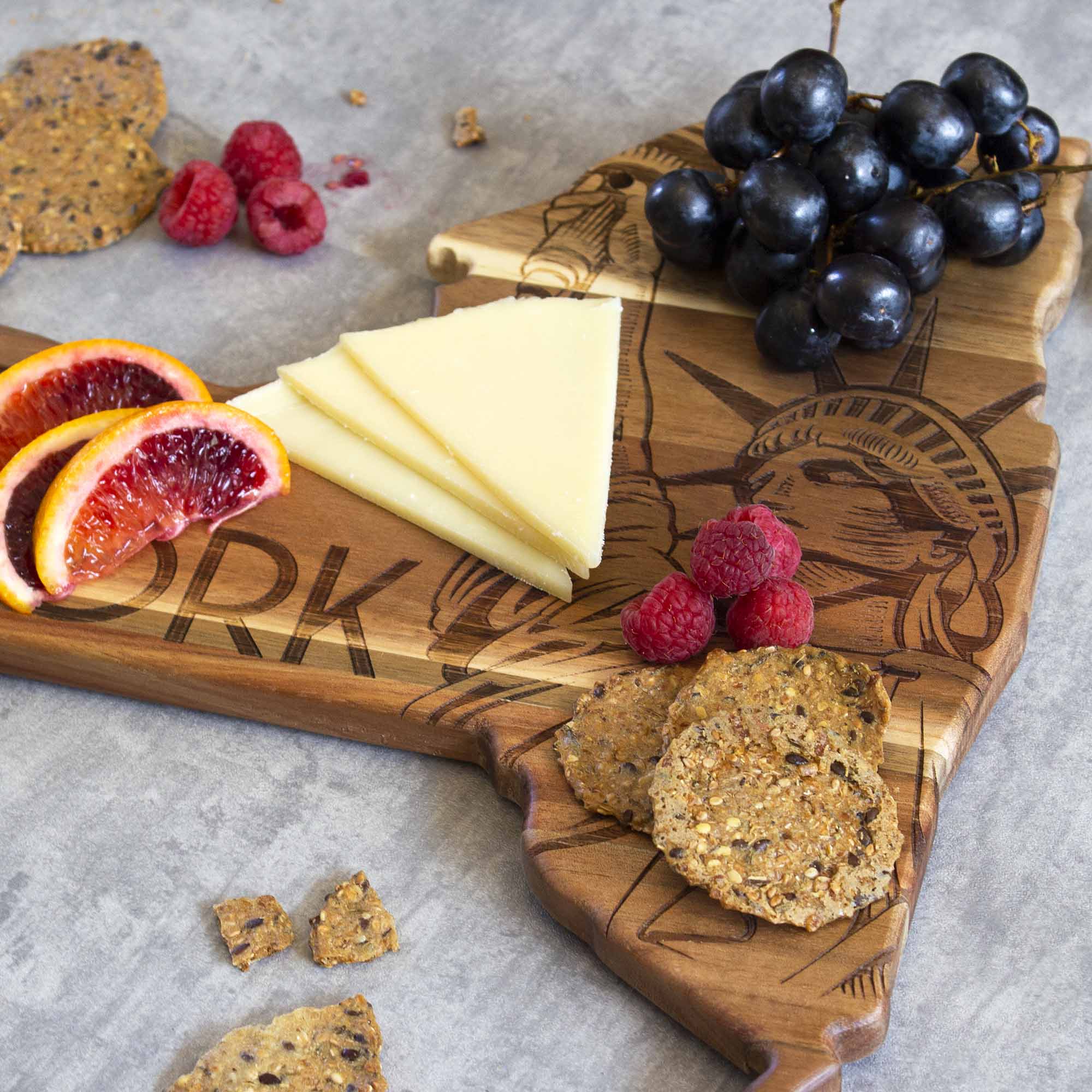 Alt View 2. Rock & Branch - Origins Series New York Cutting Board.