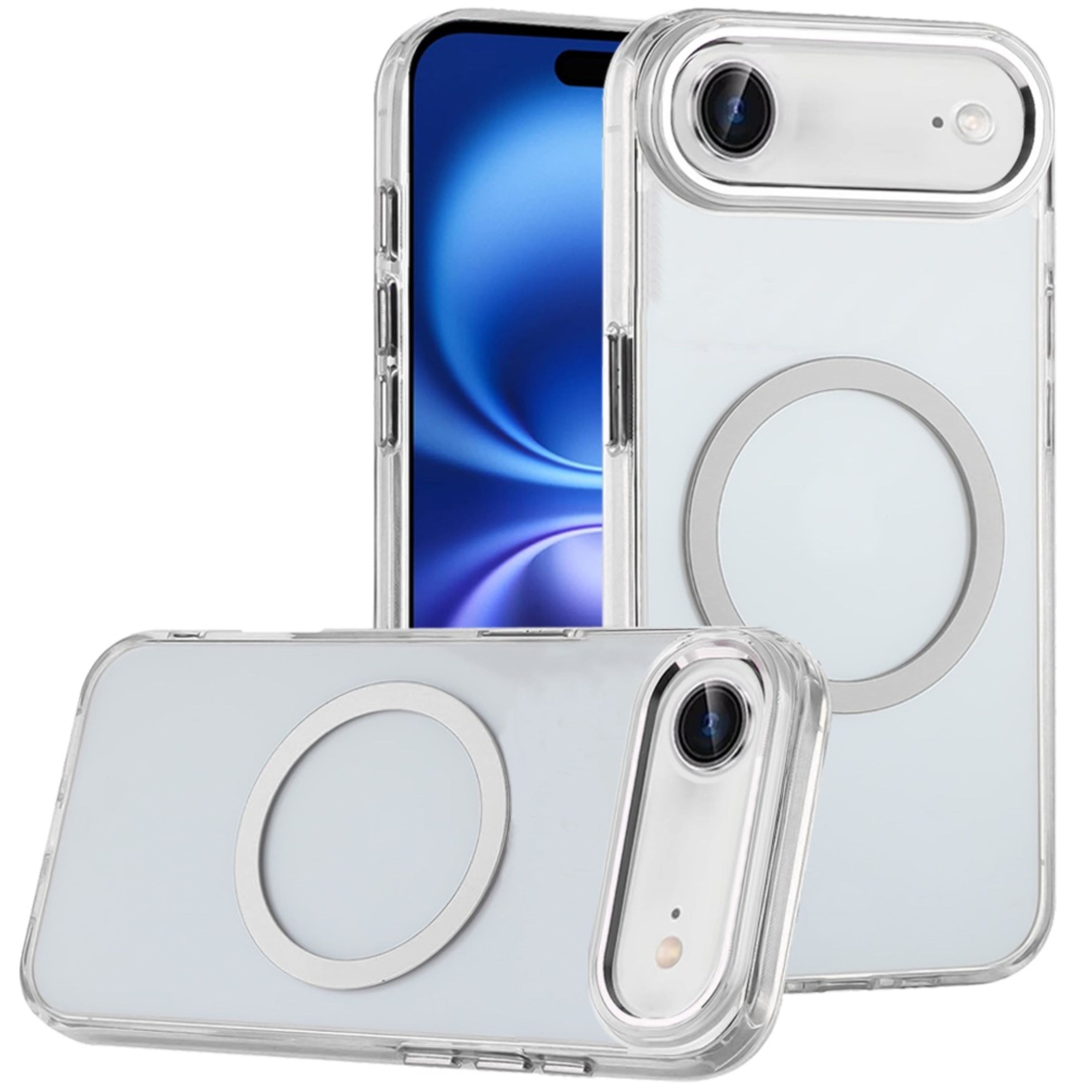 Kitcheniva - Trans- Metal Buttons Phone Case With Tempered Glass For iPhone Air - Clear price history on PriceWatchPro