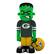 Front. Sporticulture - Green Bay Packers Halloween Lawn Inflatable Steinbacker - Multicolor.