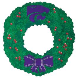 Fan Creations - Kansas State Wildcats 16'' Team Wreath Sign - Green