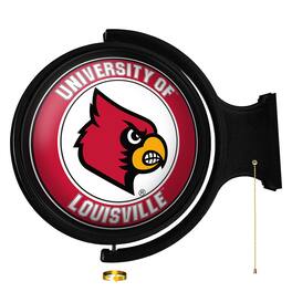 The Fan-Brand - Louisville Cardinals Mascot 21'' x 23'' Rotating Lighted Wall Sign - Multicolor