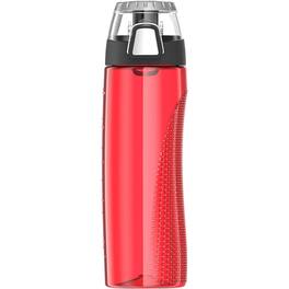 Thermos - 24 oz. Tritan Flip-Cap Water Bottle with Rotating Meter - Hot Coral