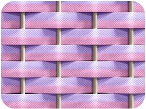 Alt View 2. Sorbus - Sorbus 8 Panel Room Divider - Privacy Screen, Extra Wide Double Hinged Panels Mesh Handwoven Design 128 in. W × 69 in. H - Pink Purple.