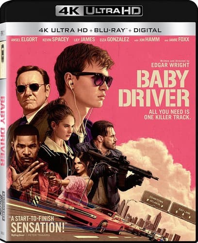 Front. Baby Driver   - 4K Blu-Ray.