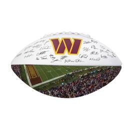 Logo Brands - Washington Commanders 2025 Autograph Signature Football - Maroon