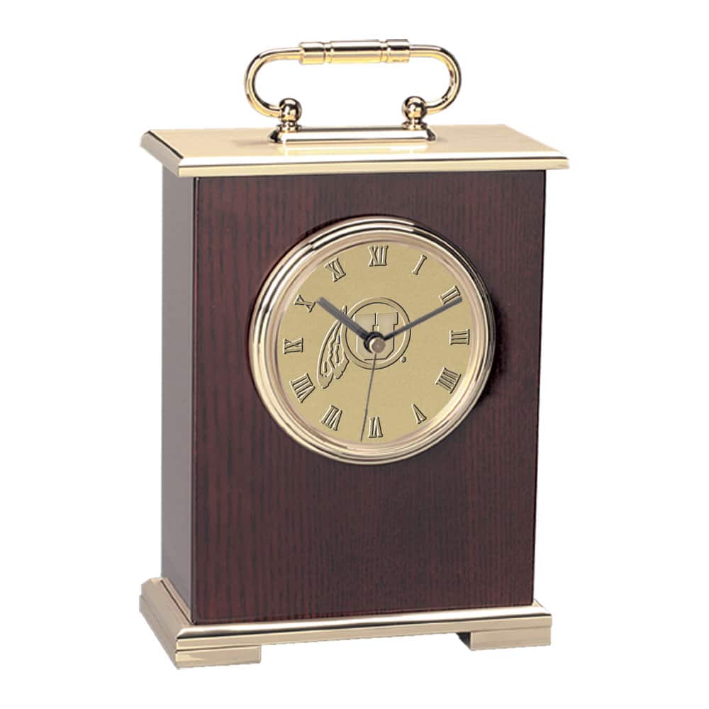 Jardine - Utah Utes Carriage Clock I - Gold