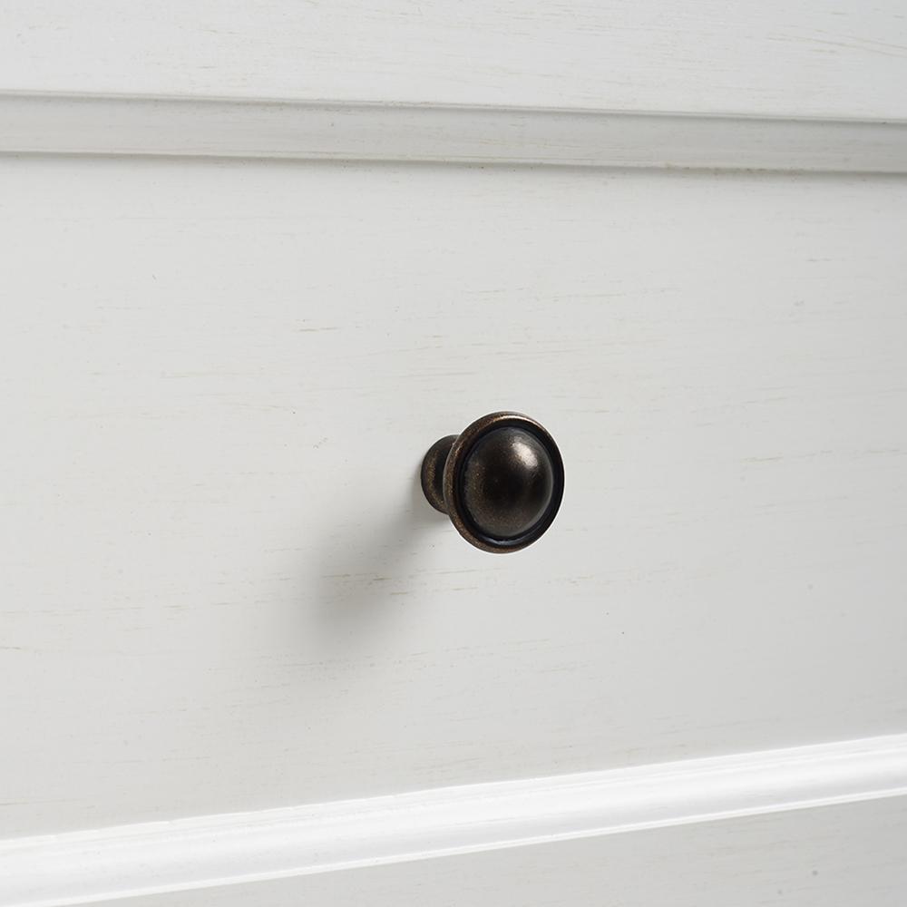 Alt View 5. Crosley Furniture - Tara Kitchen Storage Pantry - Distressed White.