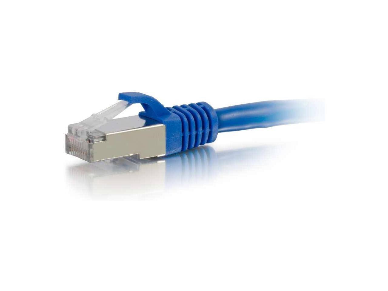 Alt View 2. Cables to Go - C2G 00807 Cat6 Cable - Snagless Shielded Ethernet Network Patch Cable, Blue (35 Feet 10.66 Meters).