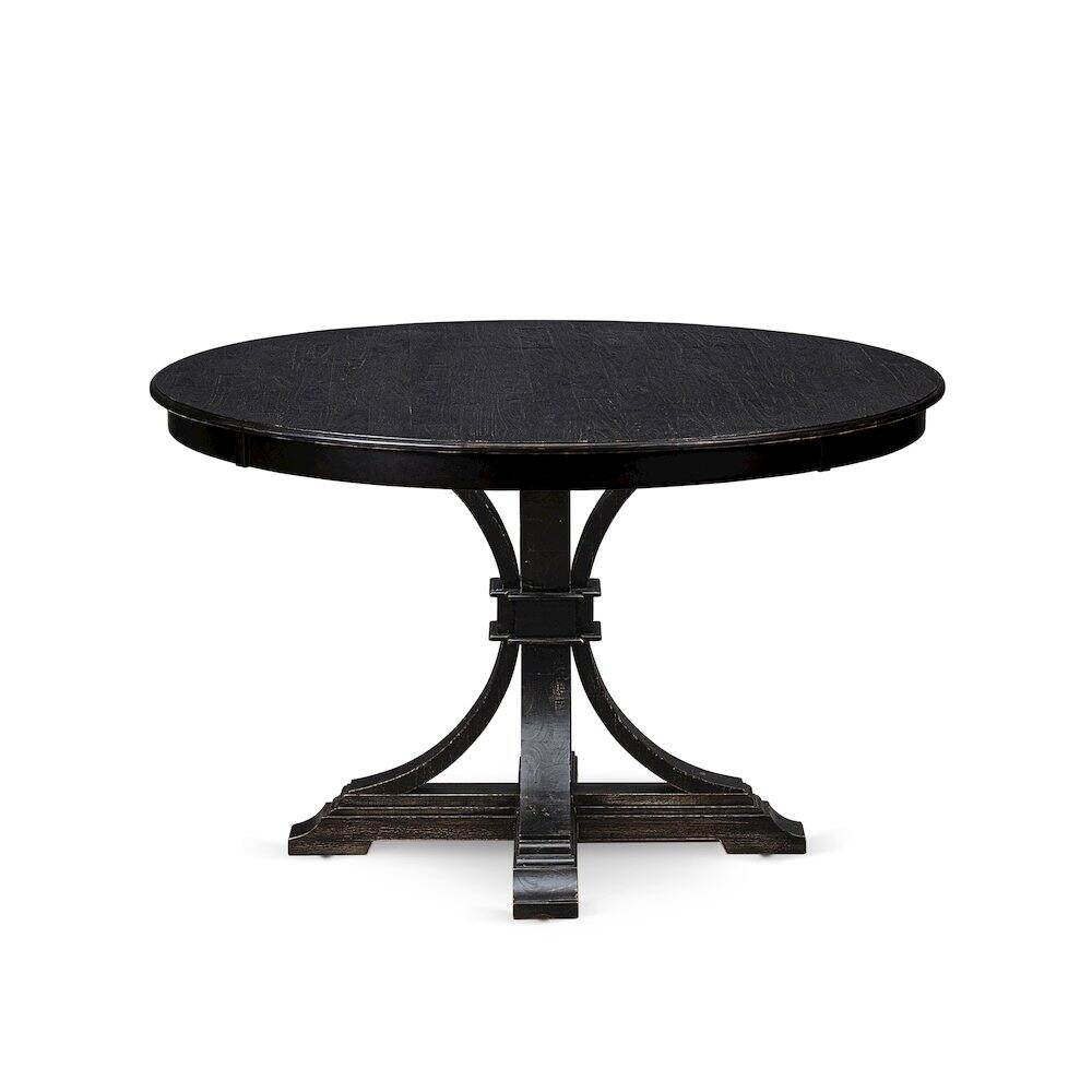 Alt View 2. East West Furniture - Kitchen Table - Black.