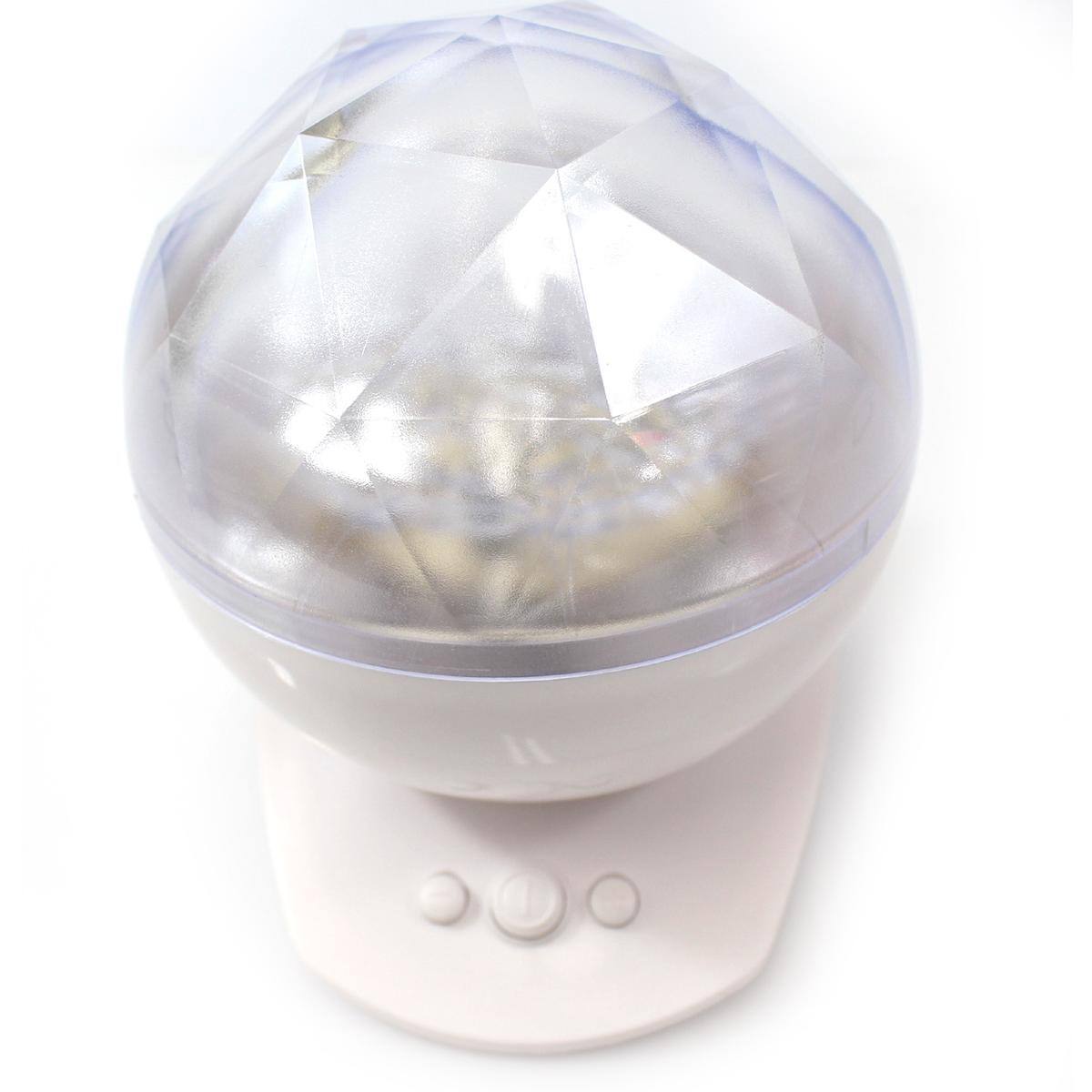 Alt View 1. JuzToys - Night Light for Kids, Color Changing LED Lights, Light Projector LED Lamp for Bedrooms and Offices White - White.