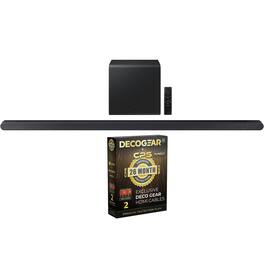 Samsung - Ultra-slim 3.1.2 channel Soundbar 2024 with 26 Months Protection Pack Bundle