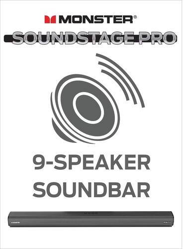 MONSTER  
SOUNDSTAGE PRO  
9-SPEAKER  
SOUNDBAR