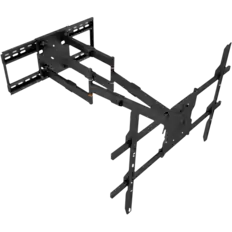 Front. Mount-It! - Heavy-Duty TV Wall Mount “The Beast” for 60–110″ (275 lb), Full-Motion with 38.6″ Extension - Black.
