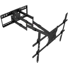 Mount-It! - Heavy-Duty TV Wall Mount “The Beast” for 60–110″ (275 lb), Full-Motion with 38.6″ Extension - Black