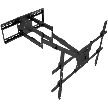 Front. Mount-It! - Heavy-Duty TV Wall Mount “The Beast” for 60–110″ (275 lb), Full-Motion with 38.6″ Extension - Black.