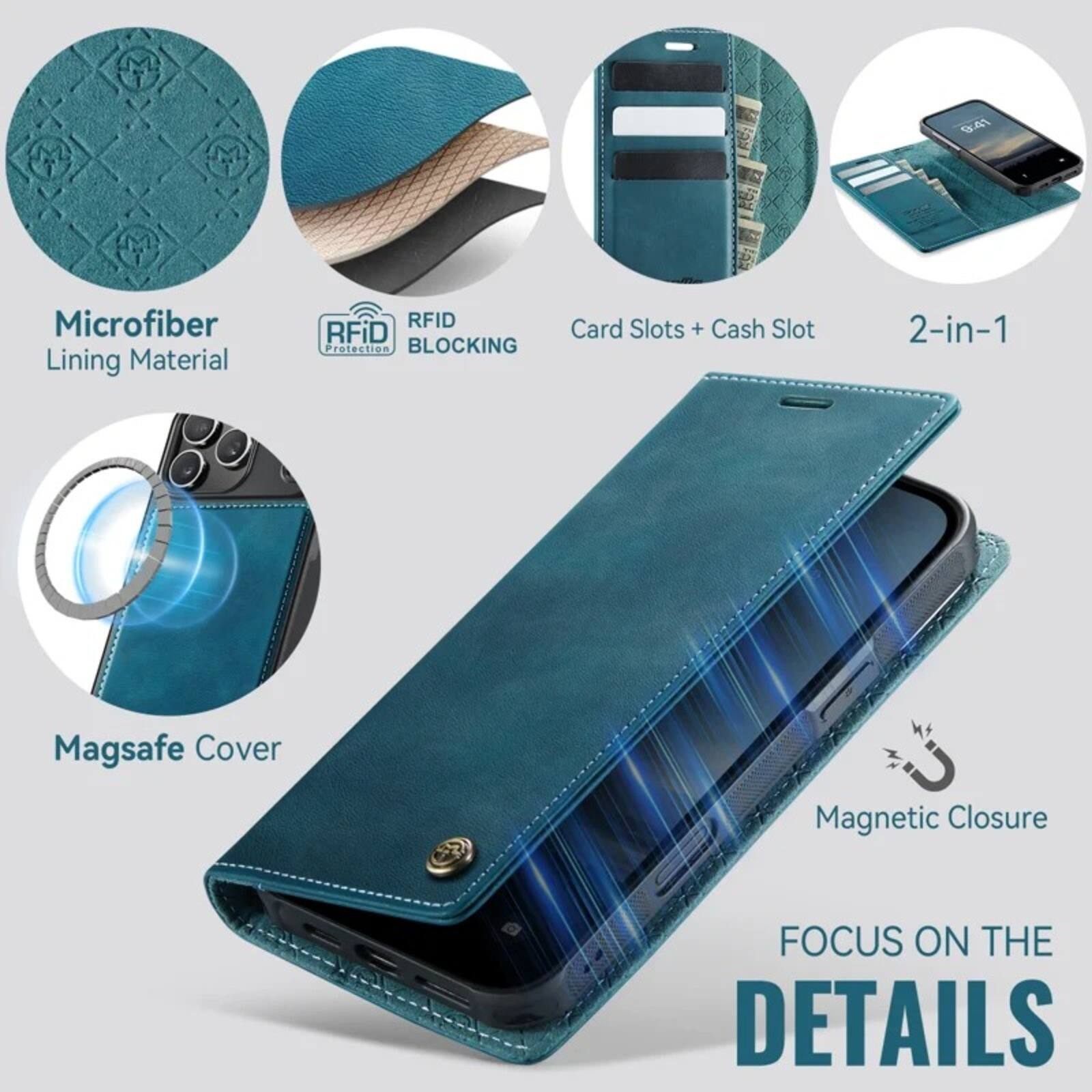 9:41

Microfiber Lining Material
RFID Protection BLOCKING
Card Slots + Cash Slot
2-in-1
Magsafe Cover
Magnetic Closure
FOCUS ON THE DETAILS