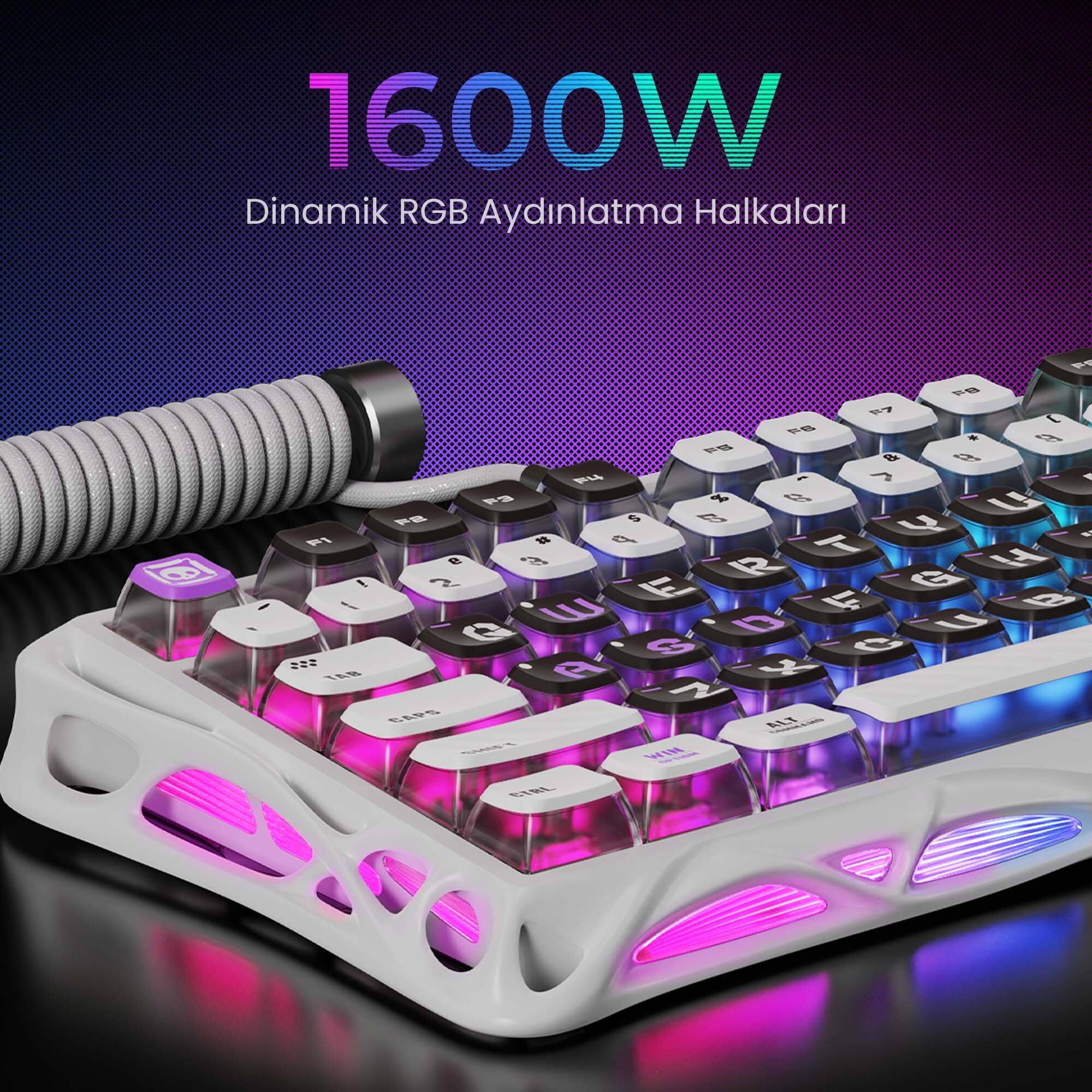 1600W  
Dinamik RGB Aydınlatma Halkaları