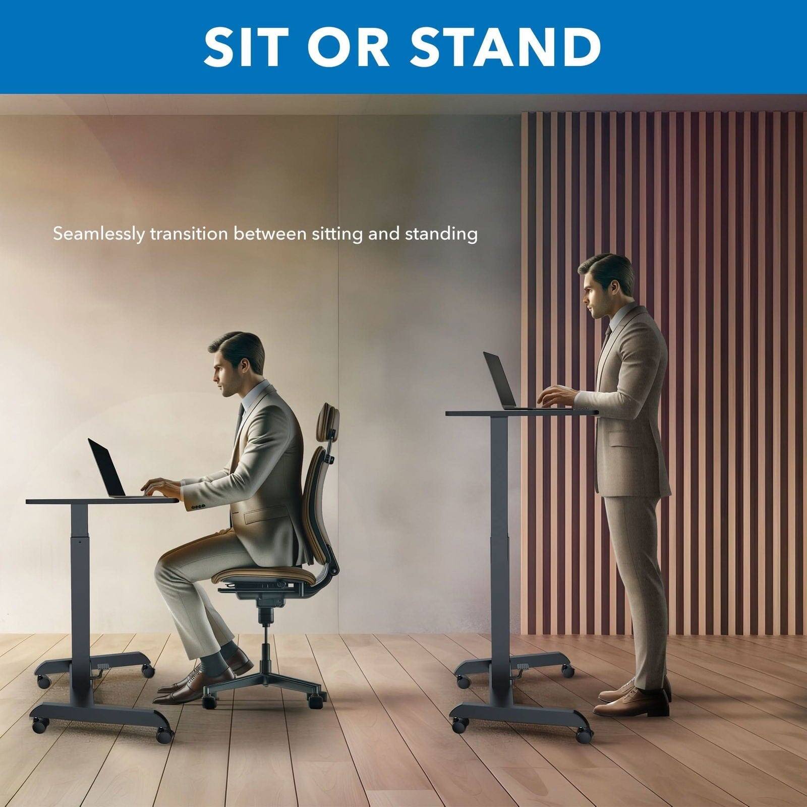 SIT OR STAND

Seamlessly transition between sitting and standing