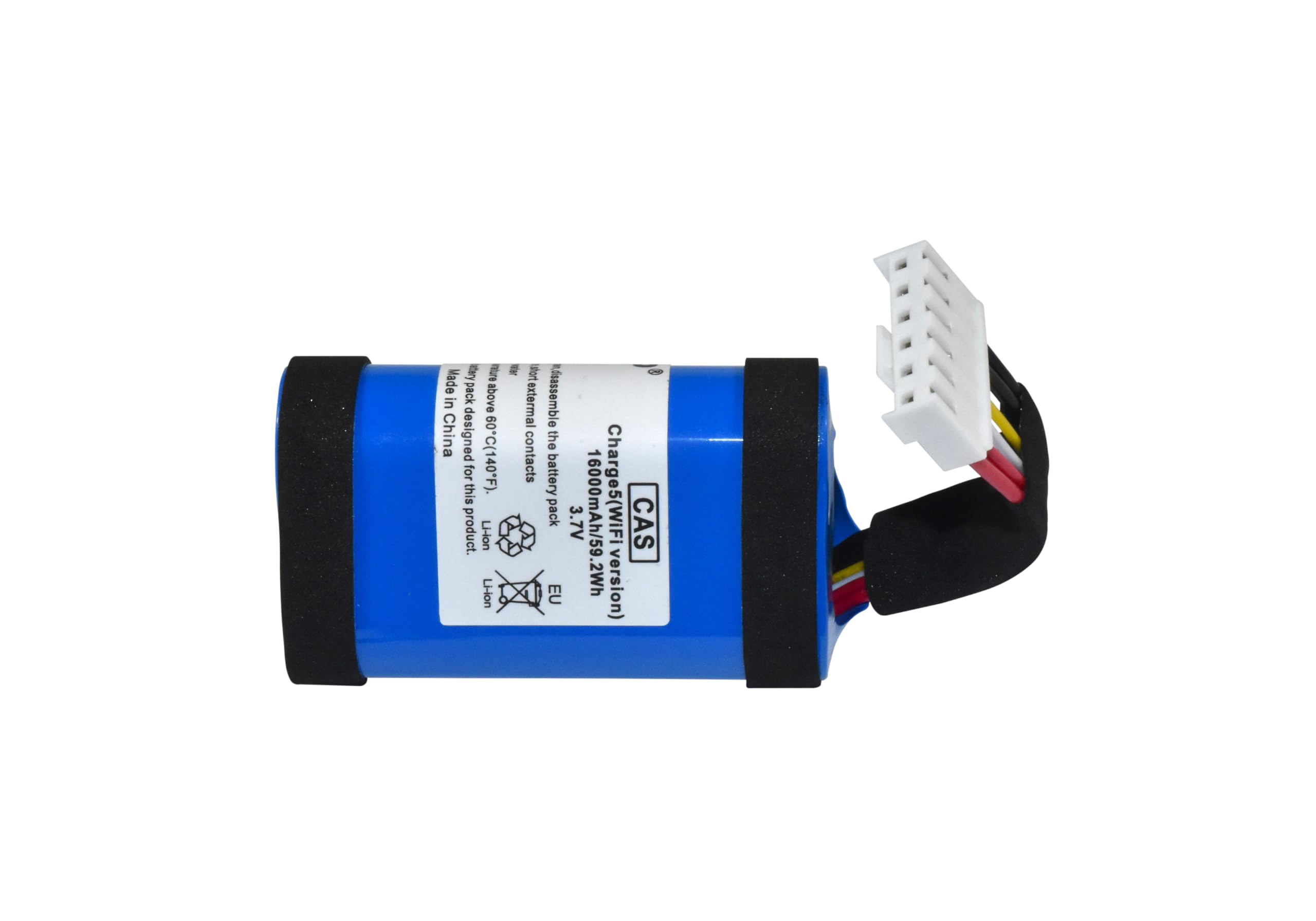 Made in China  
Designed above 60°C (140°F)  
Li-ion Lion  
3.7V 16000mAh/59.2Wh  
Charge5 (WiFi CAS EU version)  
Do not disassemble the contacts  
Battery pack  
For this product  
Made in China  
Designed above 60°C (140°F)  
Li-ion Lion  
3.7V 16000mAh/59.2Wh  
Charge5 (WiFi CAS EU version)