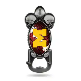 Rico Industries - Michigan Wolverines Party Starter Magnetic Metal Bottle Opener - Multi