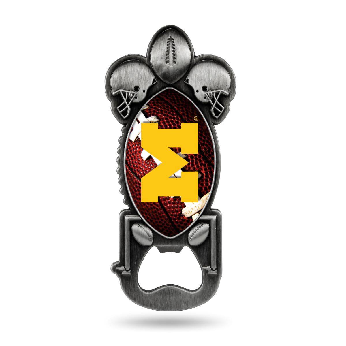 Front. Rico Industries - Michigan Wolverines Party Starter Metal Bottle Opener - Multi.
