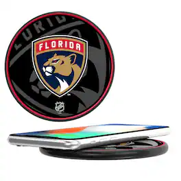 Keyscaper - Florida Panthers 15 Watt Wireless Induction Charger - Multicolor