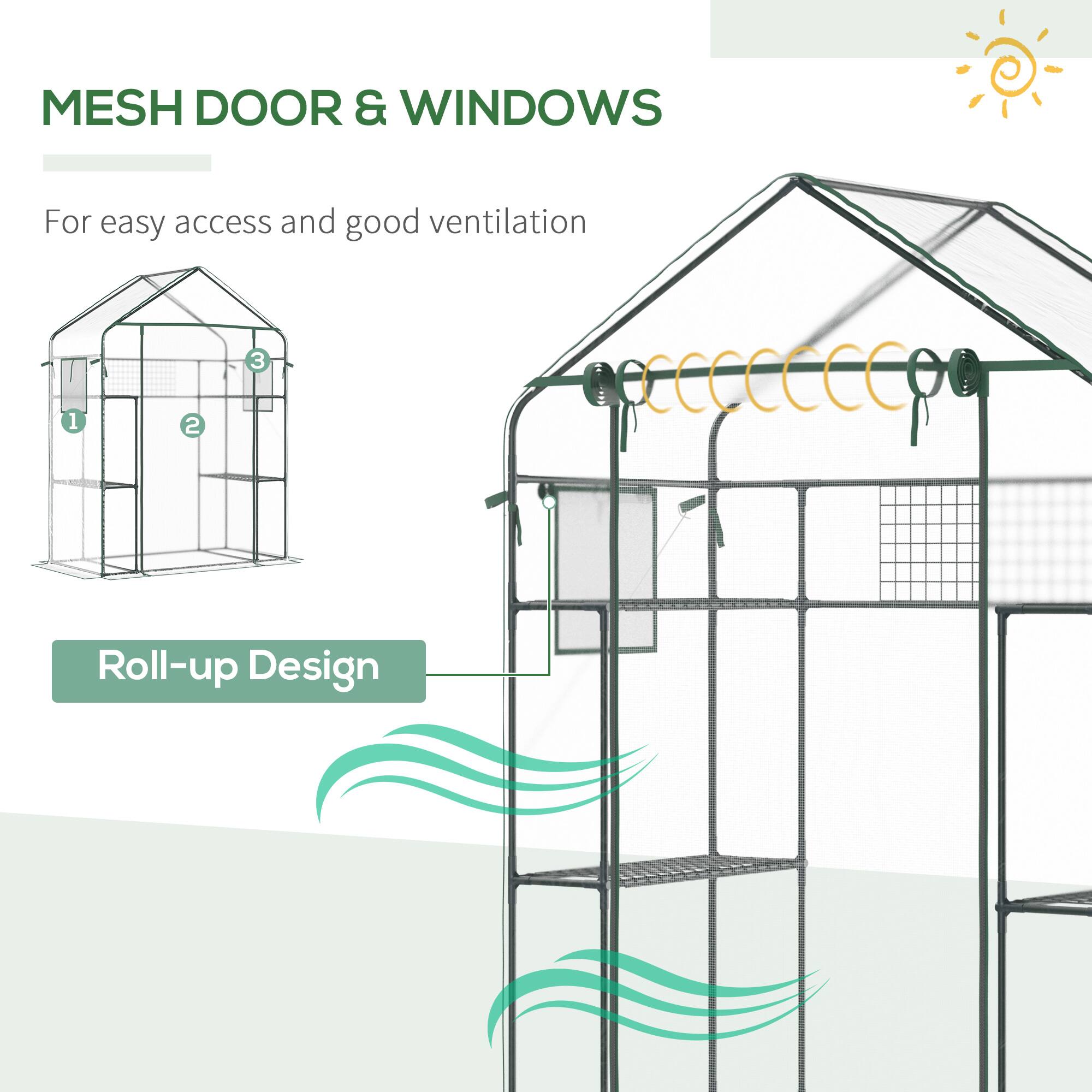 MESH DOOR & WINDOWS
For easy access and good ventilation
Roll-up Design