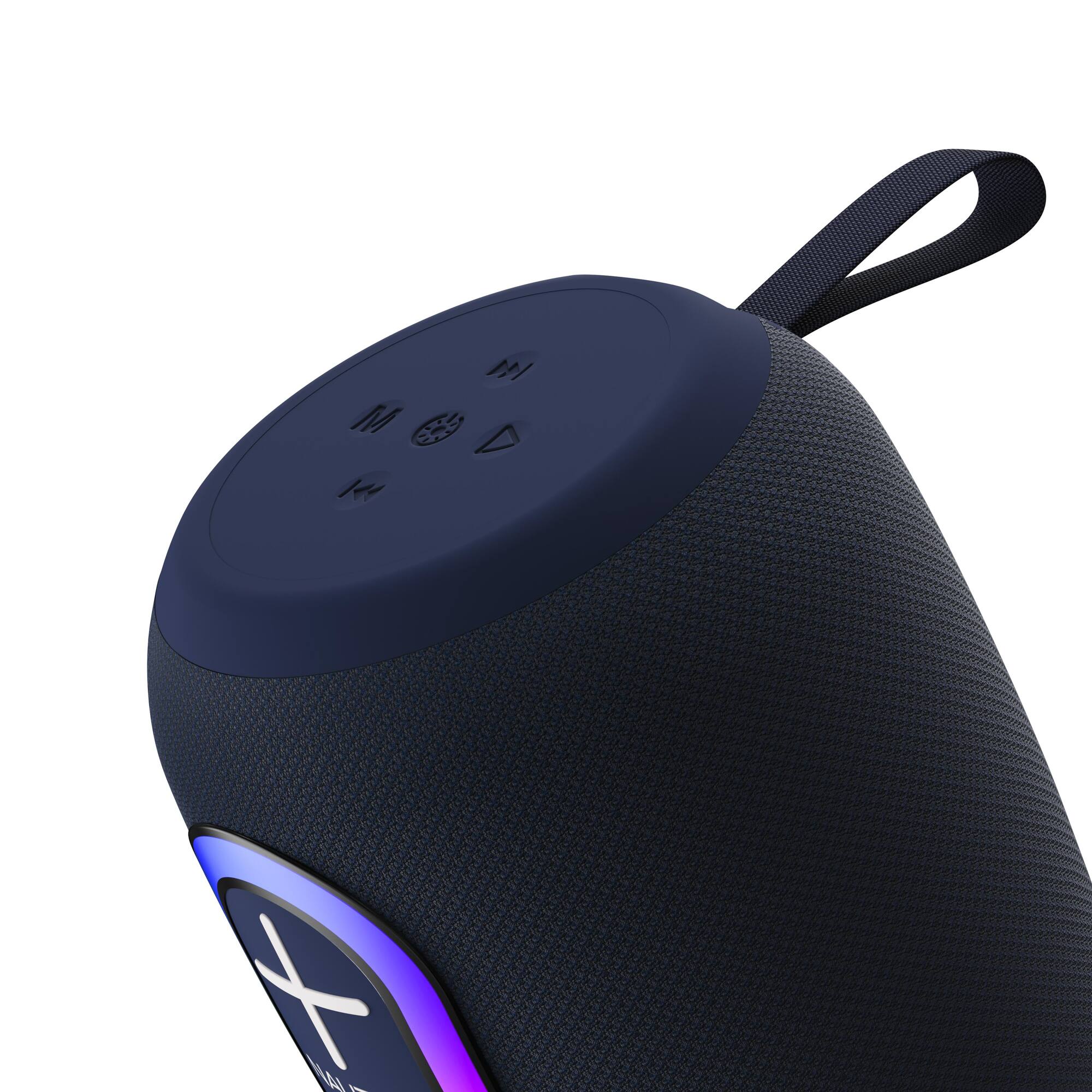 Left. Nautica - NAUTICA NAYMAN SP620 PORTABLE BLUETOOTH SPEAKER - Navy.