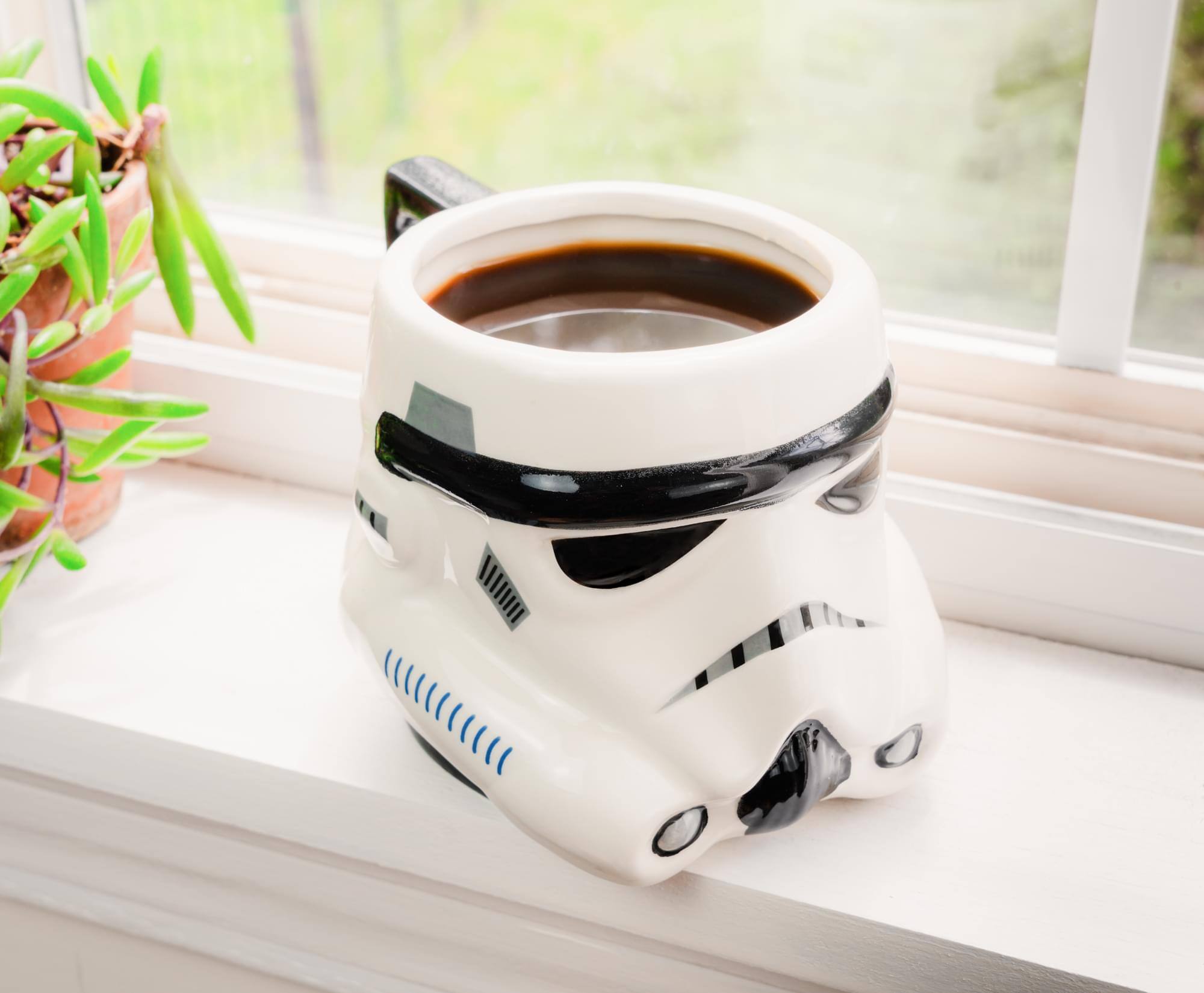 Alt View 4. Star Wars - Star Wars Stormtrooper 3D Sculpted Ceramic Mug | Holds 20 Ounces - Multi-Colored.