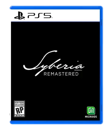 PS5 Syberia Remastered B. Soleil Rating Pending Cote en Attente RP ESRB M MICROIDS - [RP (Rating Pending)]