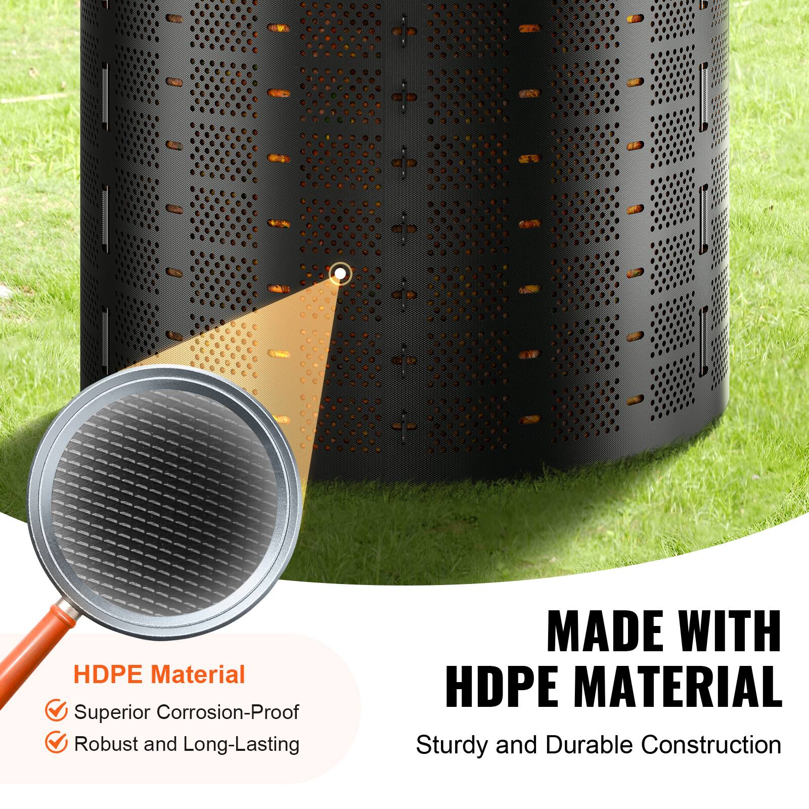 HDPE Material  
Superior Corrosion-Proof  
Robust and Long-Lasting  

MADE WITH HDPE MATERIAL  
Sturdy and Durable Construction